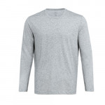 90 GO FUN men's antibacterial long-sleeved T-shirt Gray